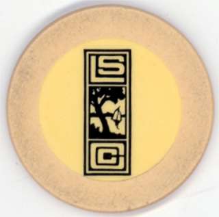 1922 LAKE SHORE COUNTRY CLUB CHICAGO ILL.C&S POKER CHIP  