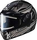 hjc is 16 ramper snow helmet with electric shield black