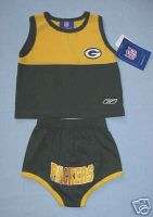GREEN BAY PACKERS BOYS TWO PIECE OUTFIT   24 MONTHS  
