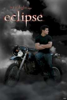 MOVIE POSTER ~ TWILIGHT ECLIPSE JACOB MOTORCYCLE Saga  