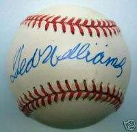 TED WILLIAMS Boldly Signed Baseball Rare Upper Deck UDA  
