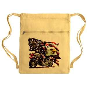 com Messenger Bag Sack Pack Yellow American Pride US Flag Motorcycle 