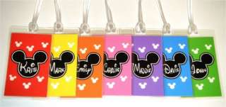 DISNEY Personalized MICKEY MOUSE Luggage Tag $3.00/each  