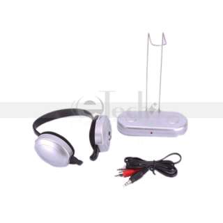 820A Wireless Headset Headphone White For PC Laptop Radio TV VCD CD Hi 