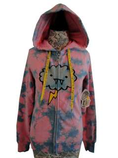 NEW Loyal Army Logo Monster Cloud Hoodie Jacket Pink Size XS From LA 