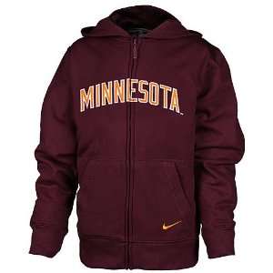  Nike Minnesota Golden Gophers Boys Full Zip Hoodie 