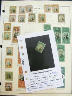 US Revenue Stamps Strong Collection Catalogue $10,000  
