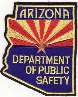 Arizona AZ. Dept. of Public Safety Police Patch *New*  