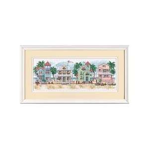  Seaside Cottages Counted Cross Stitch Kit 18x7 