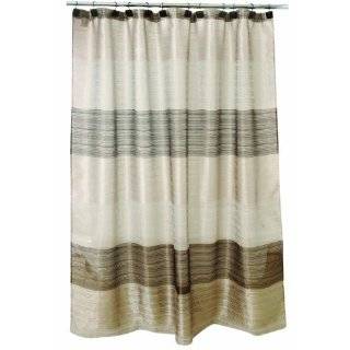 Famous Home Fashions Alys 100 Percent Polyester Shower Curtain, Bronze