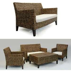  Rattan & Wickers Skin Brown 2 Seater Sofas Patio, Lawn & Garden