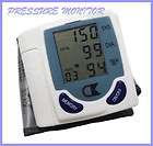 Digital Wrist Blood Pressure Monitor Heart Beat Meter