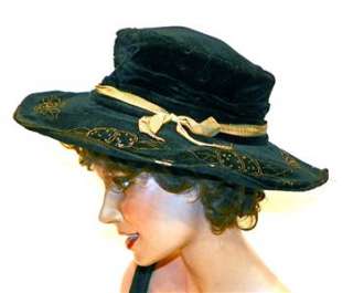 19c Antique Victorian Hand Stitched LADIES CHAPEAU Bonnet Hat PRIVATE 