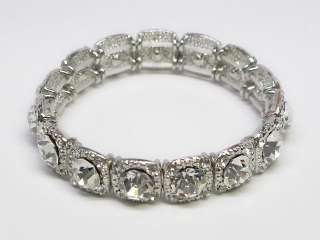 Clear & Clear AB Crystal Stone Bracelet s1223 Jewelry  