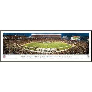   Heinz Field AFC Champions Framed Panoramic Picture