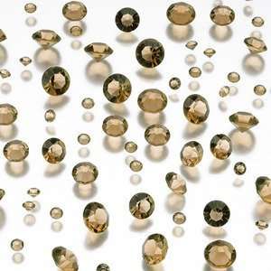   Brown Diamond Confetti   Comes in 10 Crystal Colors 