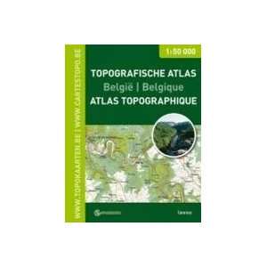  Topgraphic Atlas of Belgium 150 Df (9789020980257) Books