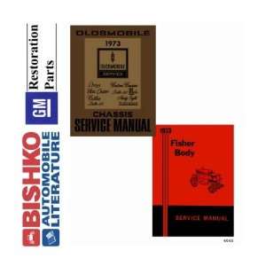  1973 OLDSMOBILE 98 DELTA 88 OMEGA Shop & Body Manual CD 