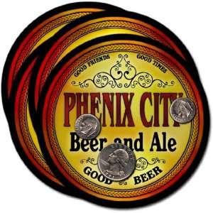  Phenix City , AL Beer & Ale Coasters   4pk Everything 