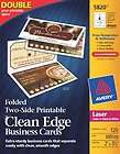Avery Folded Two Side Printable Clean Edge Business Cards for Laser 