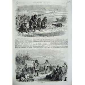  1855 Turkish Men Sick Balaclava War Army Horses Ships 