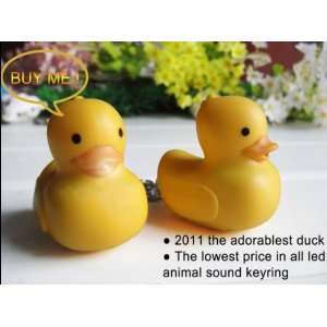  New Led Duck Sound Keychain Light Toys & Games