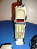 Vintage Motorola Cell Phone Lot Brick 2 Phones Car Case Chargers Power 