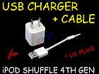 us america plug usb cable ac charger adaptor for ipod