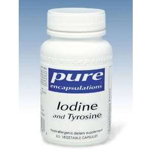  Pure Encapsulations Iodine and Tyrosine   60 capsules 