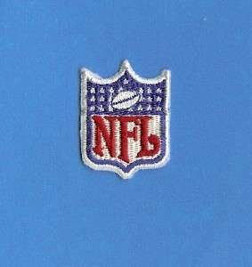 Vintage NFL Logo Shield Collar Neck Tag Patch Crest  