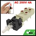 KDC A09 AC 250V 4A DPST Push Button Power Switch for Skyworth TV