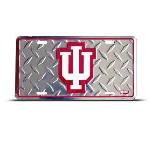  Indiana Hoosiers Metal College License Plate Wall Sign Tag 