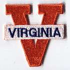 VIRGINIA CAVALIERS NCAA COLLEGE 2 LETTER LOGO PATCH  