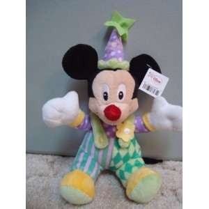  Disney Mickey Mouse Plush 10 Says Happy Birthday on Hat 