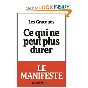  Ce qui ne peut plus durer (French Edition) (9782226230577 