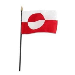  Greenland Stik flag 4 x 6 inch