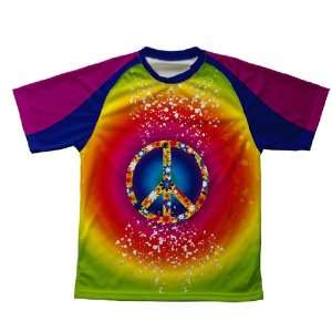  Tie Dye Hippy Technical T Shirt for Men