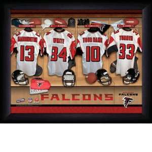 Atlanta Falcons Personalized Locker Room Print  Sports 