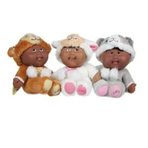   & Monkey Costumed Snugglies Dolls  african American Toys & Games