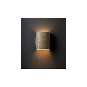  Justice Design Group ADA Small Cylinder Wall Sconce Open 