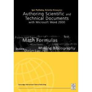 com Authoring Scientific and Technical Documents with Microsoft Word 
