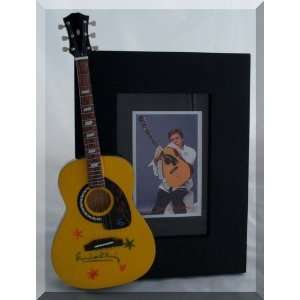 PAUL McCARTNEY Miniature Guitar Photo Frame Beatles