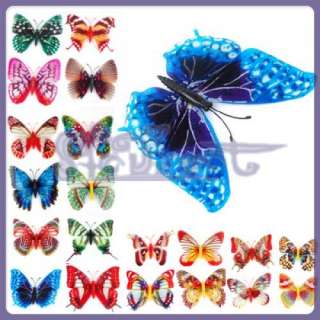 10 Card Make Scrapbook Deco Noctilucent Butterfly Pin  