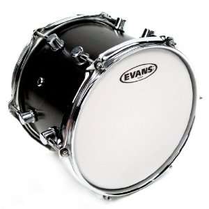  Evans G Plus Coated White Drum Head, 14 Inch Musical 