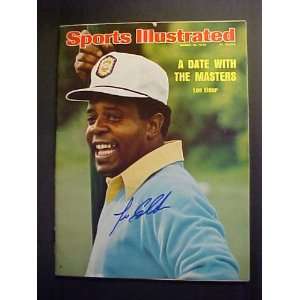  Lee Elder Autographed March 10, 1975 Sports Illustrated 
