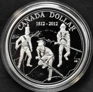 2012 Canada $1 Proof Fine Silver Dollar  