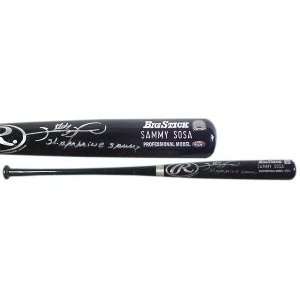 Sammy Sosa Signed Slammin Sammy Engraved Bat  Sports 