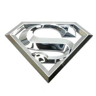 Superman 3D Chrome ABS Car Emblem
