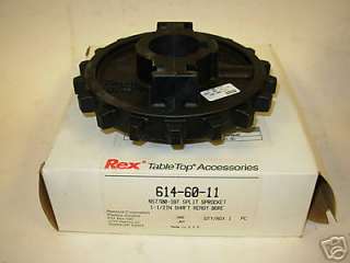 Rexnord 614 60 11 NS7700 Thermoplastic Split Sprocket  