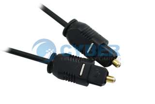 Ft Digital Optical Fiber Optic Toslink Audio Cable 3  